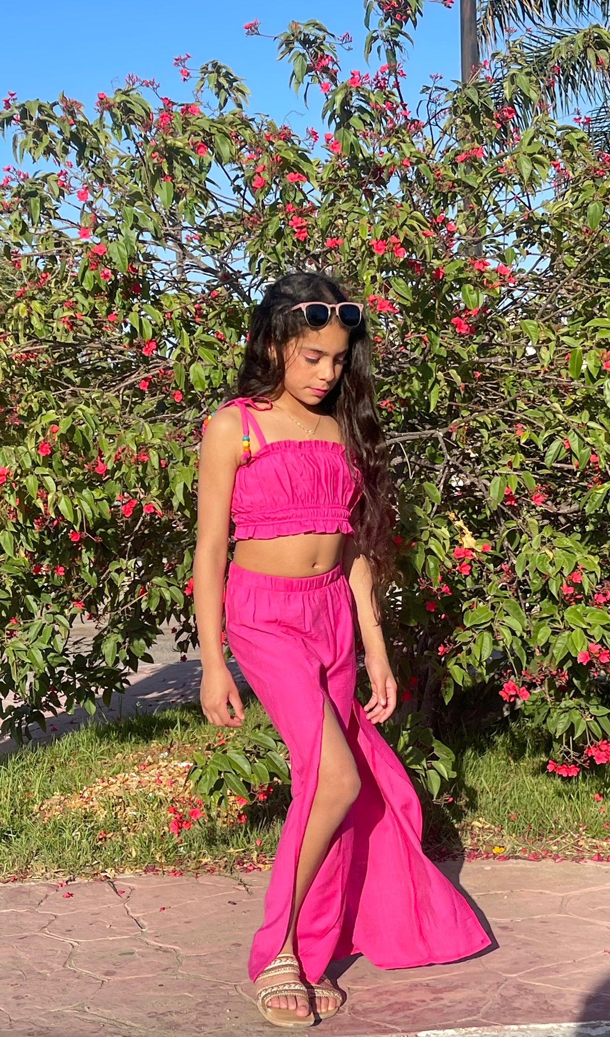 Pink tropical set